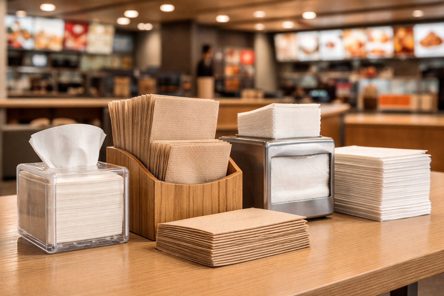 tipos de servilletas para delivery