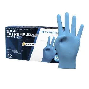 Guantes nitrilo sin talco talla mediana