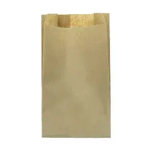 Bolsa papel kraft 12+6x20cm