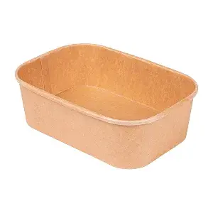 Ensaladera oval kraft fsc 500cc 170x120x40mm