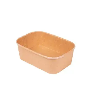 Ensaladera oval mini kraftfsc 250cc 110x100x50mm