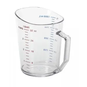 JARRA MEDIDORA 1 L 12 x 16 x 16 cm Policarbonato Transparente