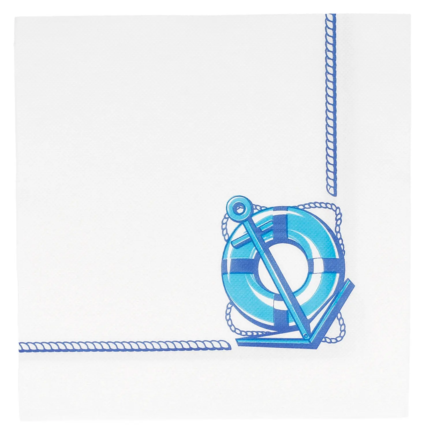 Tovaglioli ecolabel double point 'cadaqués' 18 g/m2 40x40 cm bianco tissue (1200 unità)