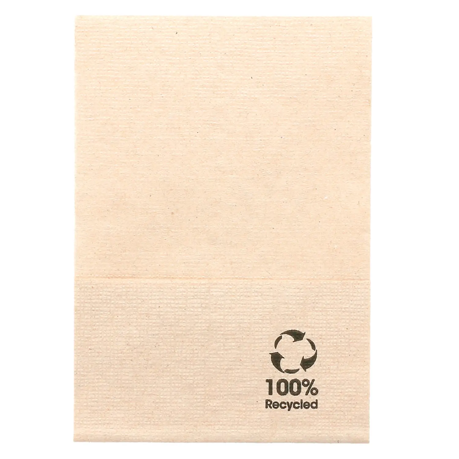 Tovaglioli mini servis ecolabel 1 velo feel green  23 g/m2 17x17 cm naturale tissue riciclato (9600 unità)