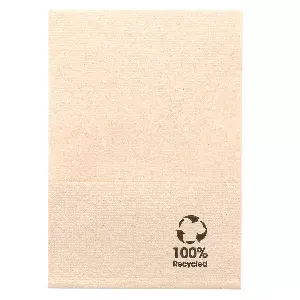 Servilletas mini servis ecolabel 1 capa feel green  23 g/m2 17x17 cm natural tissue reciclado (9600 unid.)