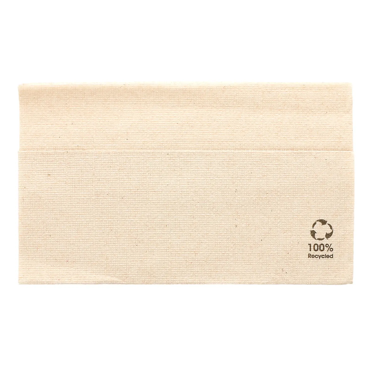 Tovaglioli master servis ecolabel 1 velo feel green  23 g/m2 33x33 cm naturale tissue riciclato (4800 unità)