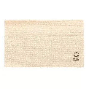 Tovaglioli master servis ecolabel 1 velo feel green  23 g/m2 33x33 cm naturale tissue riciclato (4800 unità)