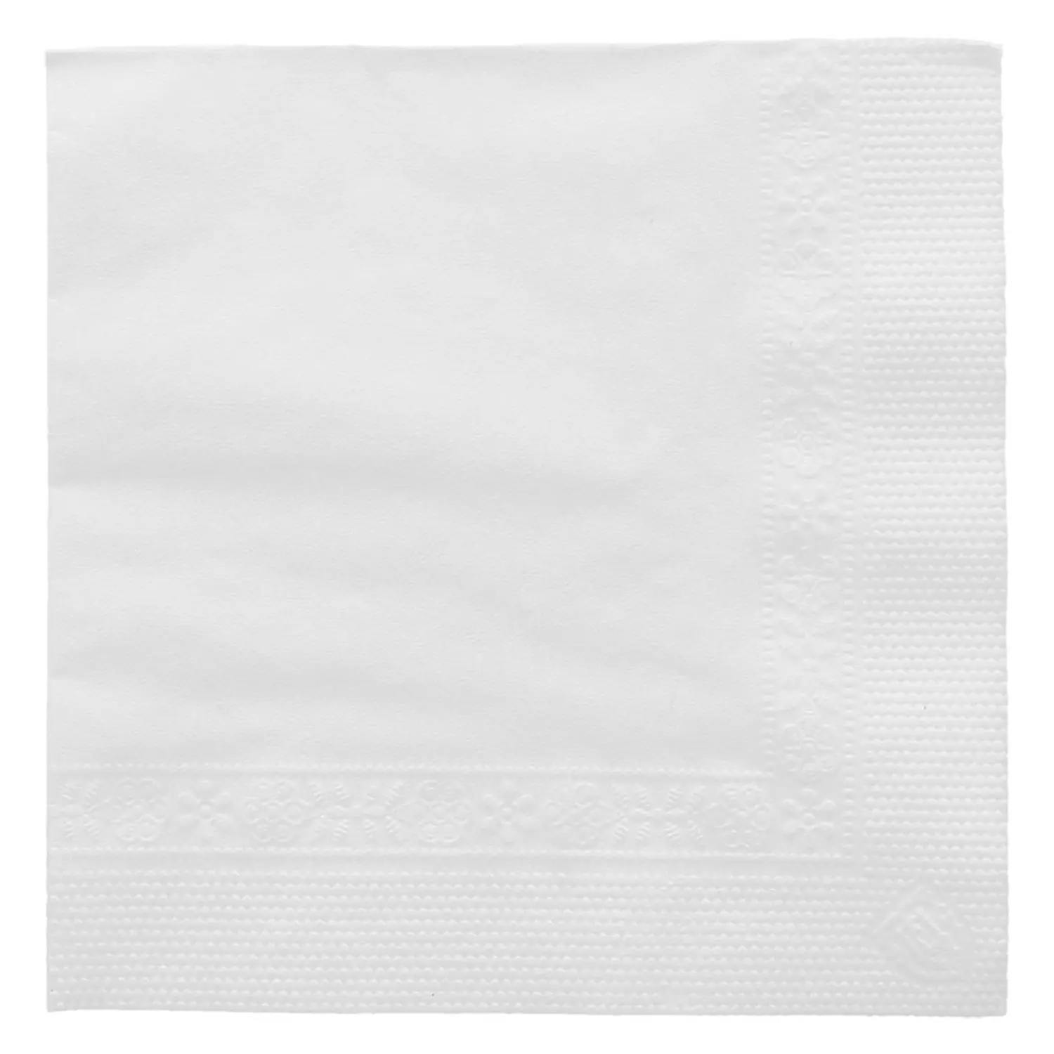 Tovaglioli 2 veli  18 g/m2 20x20 cm bianco tissue (4800 unità)