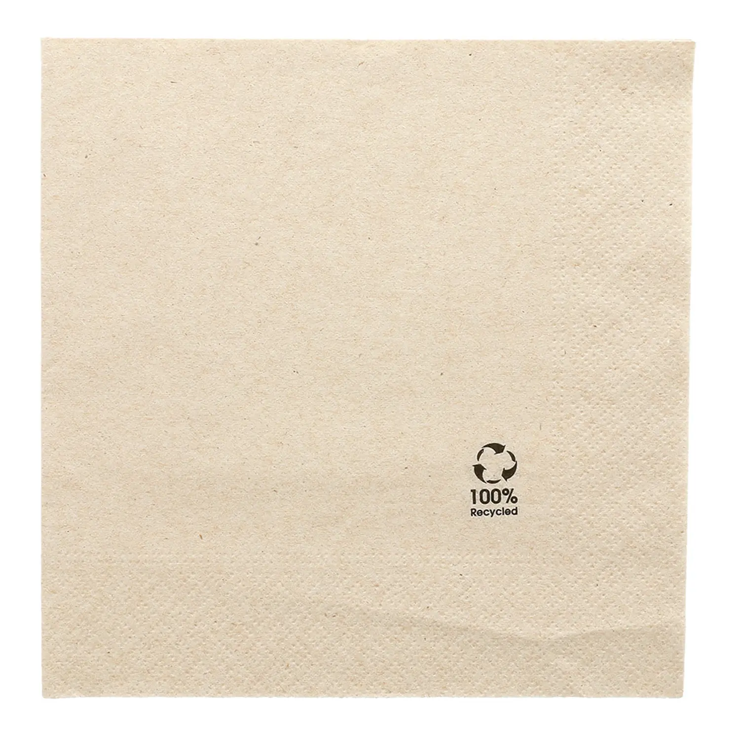 Tovaglioli ecolabel 2 veli feel green  18 g/m2 33x33 cm naturale tissue riciclato (2400 unità)