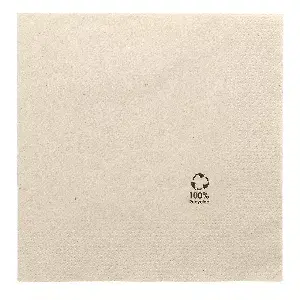 Tovaglioli ecolabel 2 veli feel green  18 g/m2 39x39 cm naturale tissue riciclato (1600 unità)