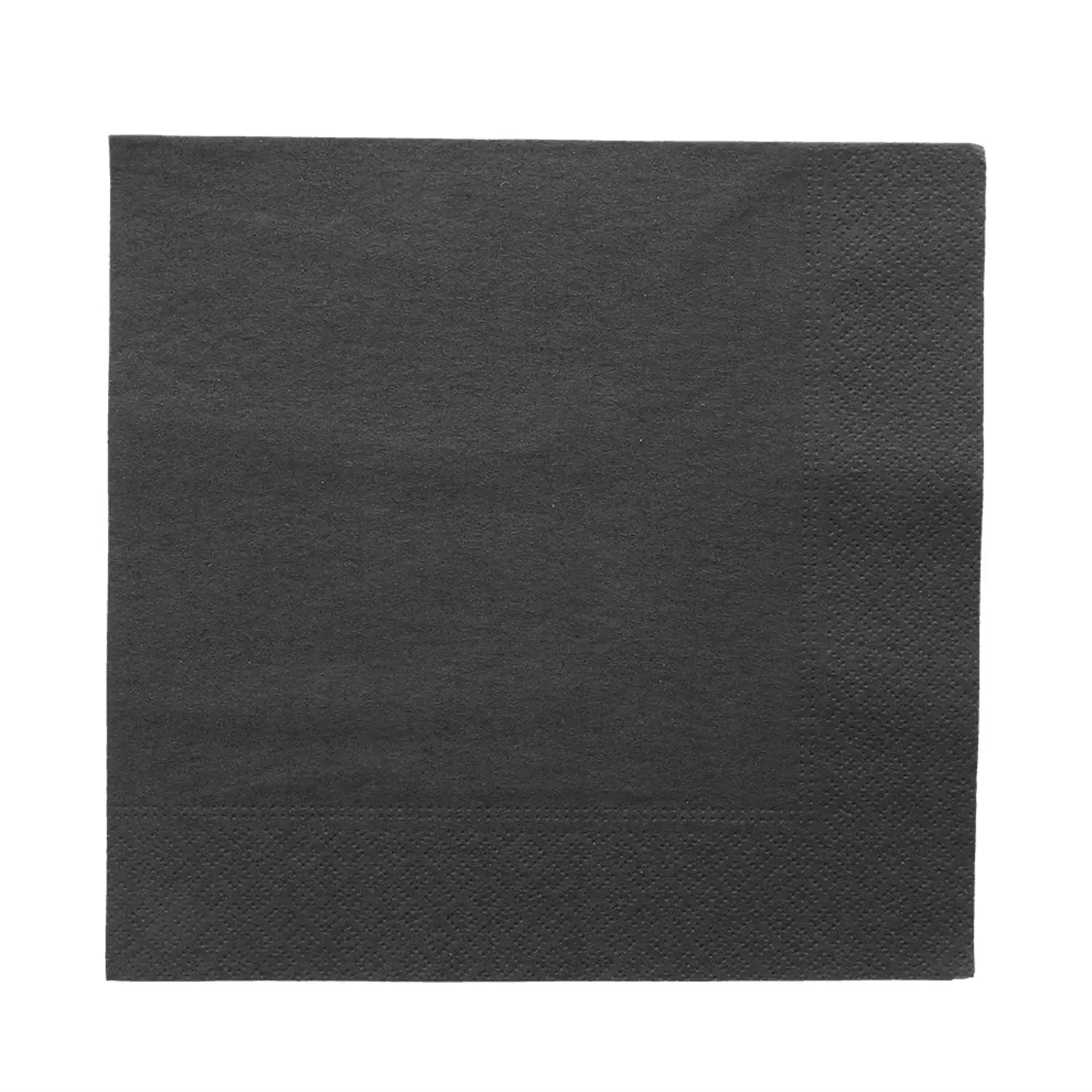 Guardanapos ecolabel 2 folhas  18 g/m2 39x39 cm preto tissue (1600 unidade)