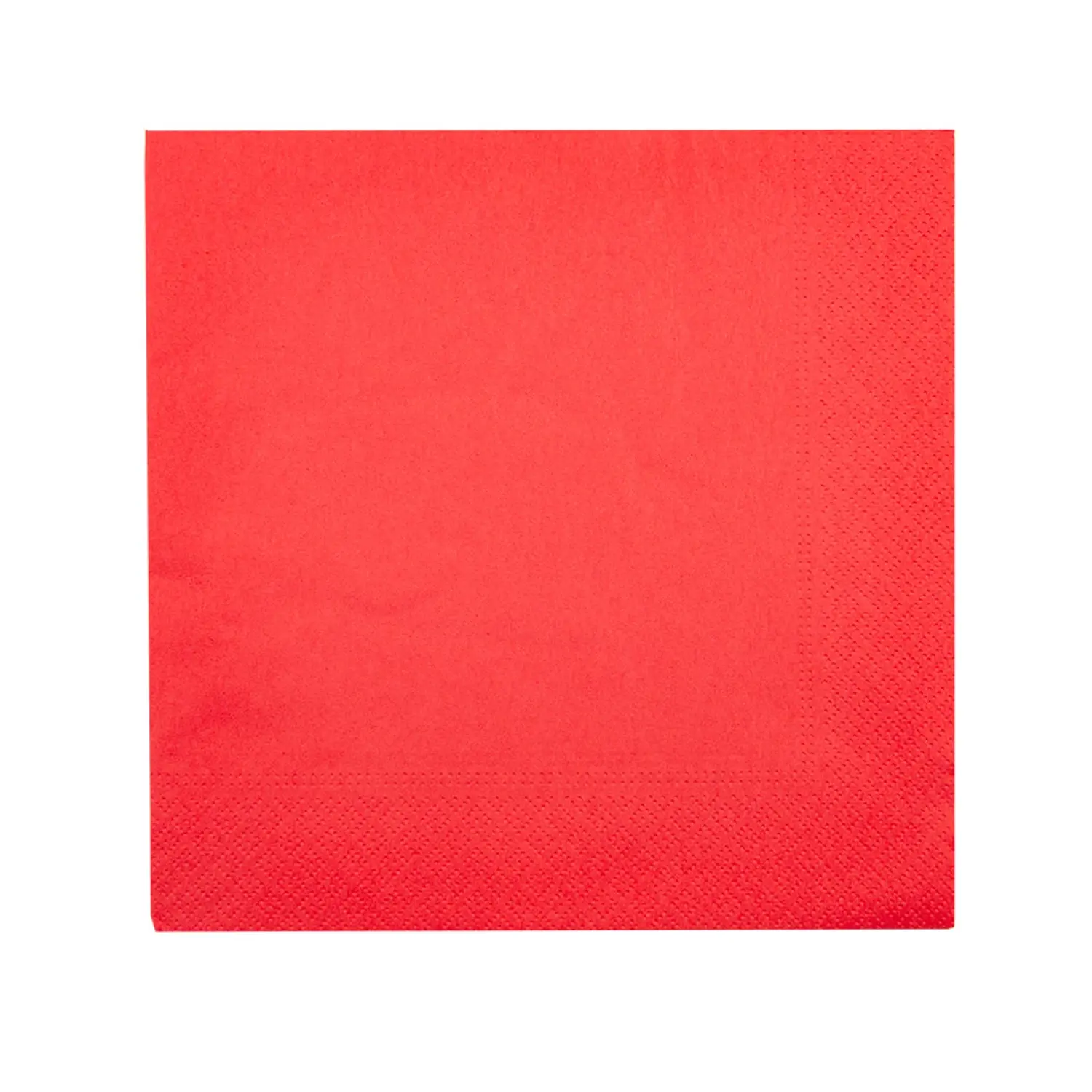 Tovaglioli ecolabel 2 veli  18 g/m2 39x39 cm rosso tissue (1600 unità)