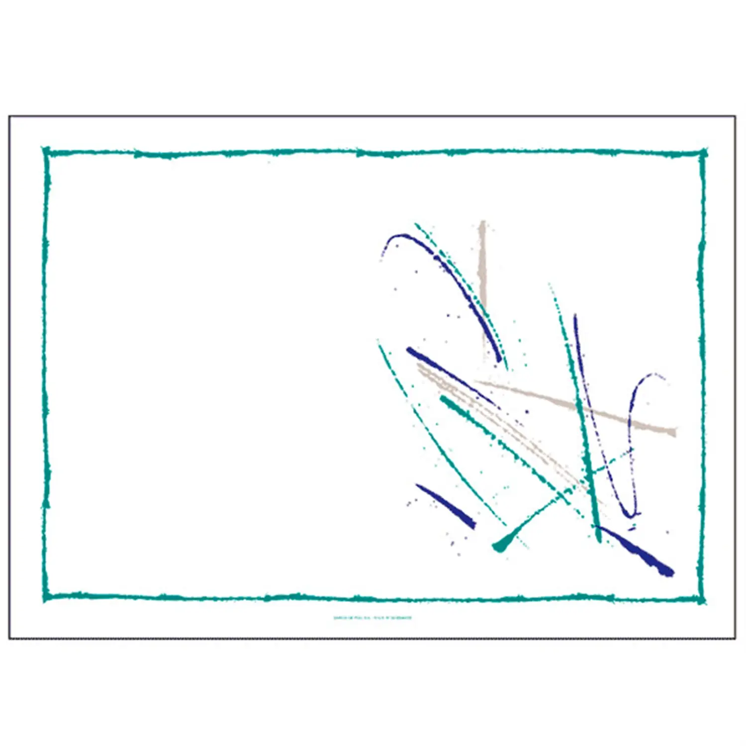 Tovagliette 'volare' 48 g/m2 31x43 cm bianco cellulosa (2000 unità)