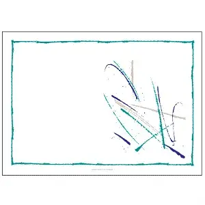 Tovagliette 'volare' 48 g/m2 31x43 cm bianco cellulosa (2000 unità)