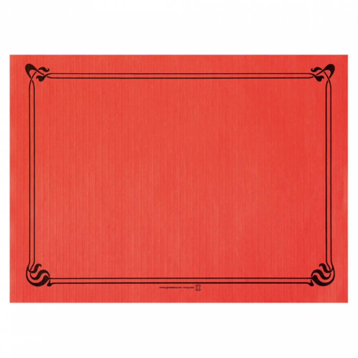 Tovagliette  48 g/m2 31x43 cm rosso cellulosa (2000 unità)