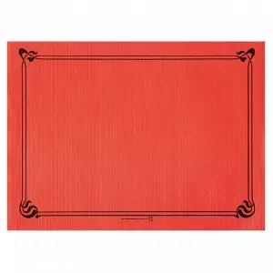 Tovagliette  48 g/m2 31x43 cm rosso cellulosa (2000 unità)