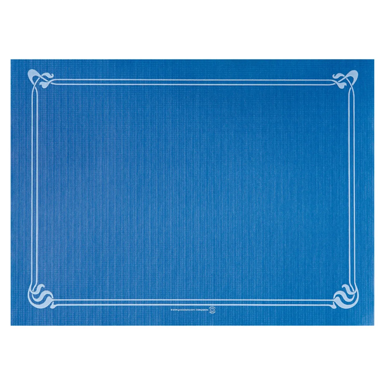 Toalhetes de mesa  48 g/m2 31x43 cm azul marinho celulose (2000 unidade)
