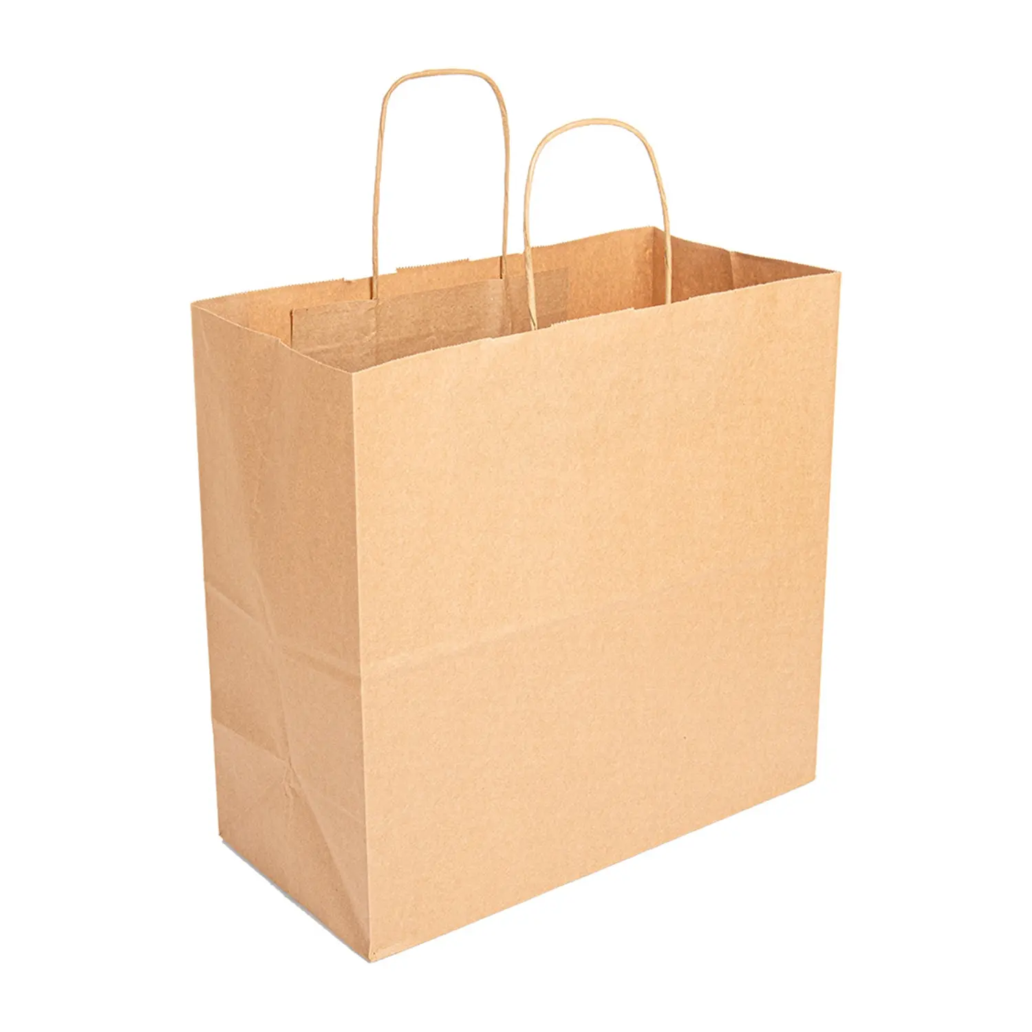 Sacos sos com asas  90 g/m2 32+16x31 cm natural kraft (250 unidade)