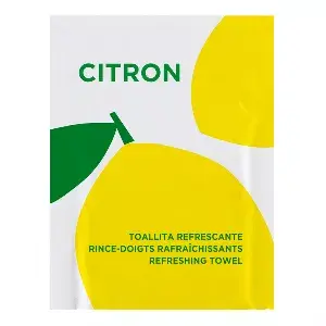 Salviette rinfrescante citron 45 g/m2 6x8 cm bianco cellulosa (2000 unità)