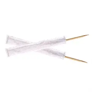 Stuzzicadenti in bustina   6,5 cm naturale legno (1000 unità)