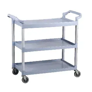 Carrello di servizio 3 livelli arrow  103,5x49x95 cm grigio hdpe (1 unità)