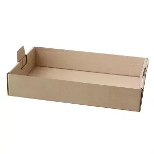 Vassoi "traiteur"  380 g/m2 54,5x38,5x9,5 cm avana kraft (50 unità)