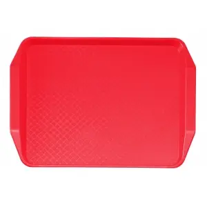 Pack de 24 unidades Bandeja Fast Food con asas perfil alto