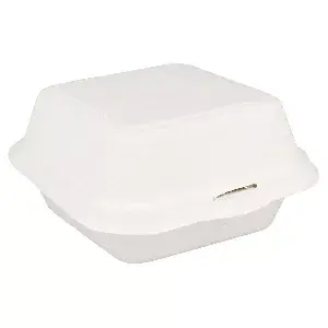 Contenitori hamburger bionic 450 ml 15,2x15x8,4 cm bianco bagassa (600 unità)