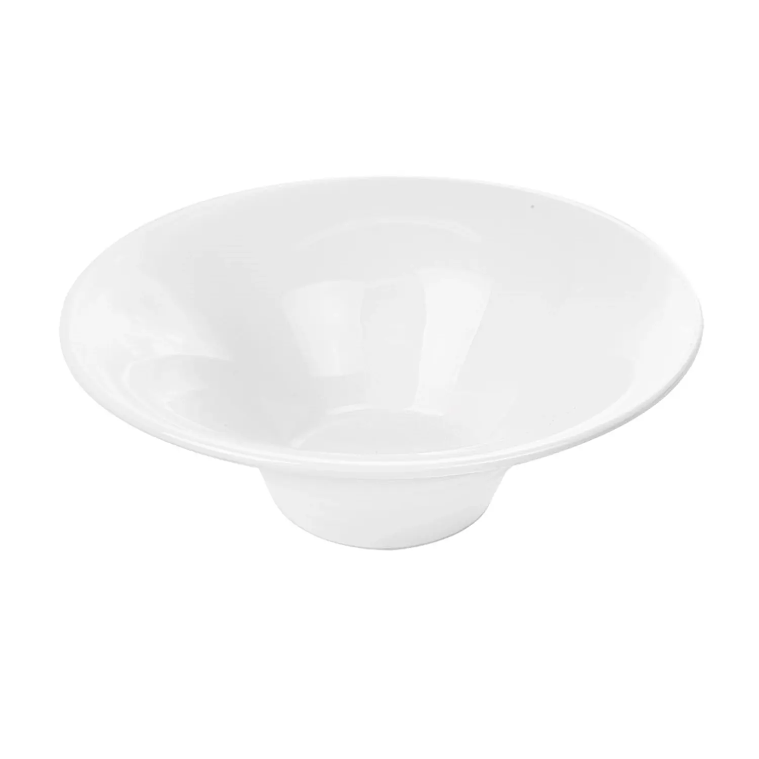 Coppe per zuppe scanalati 500 ml ø 20,4x7,3 cm bianco porcellana (4 unità)