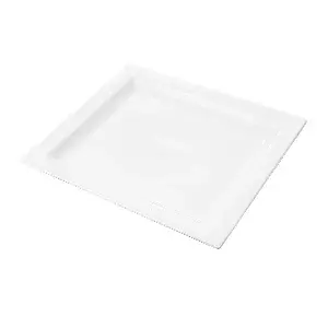 Piatti rettangolari   32x28,5 cm bianco porcellana (6 unità)