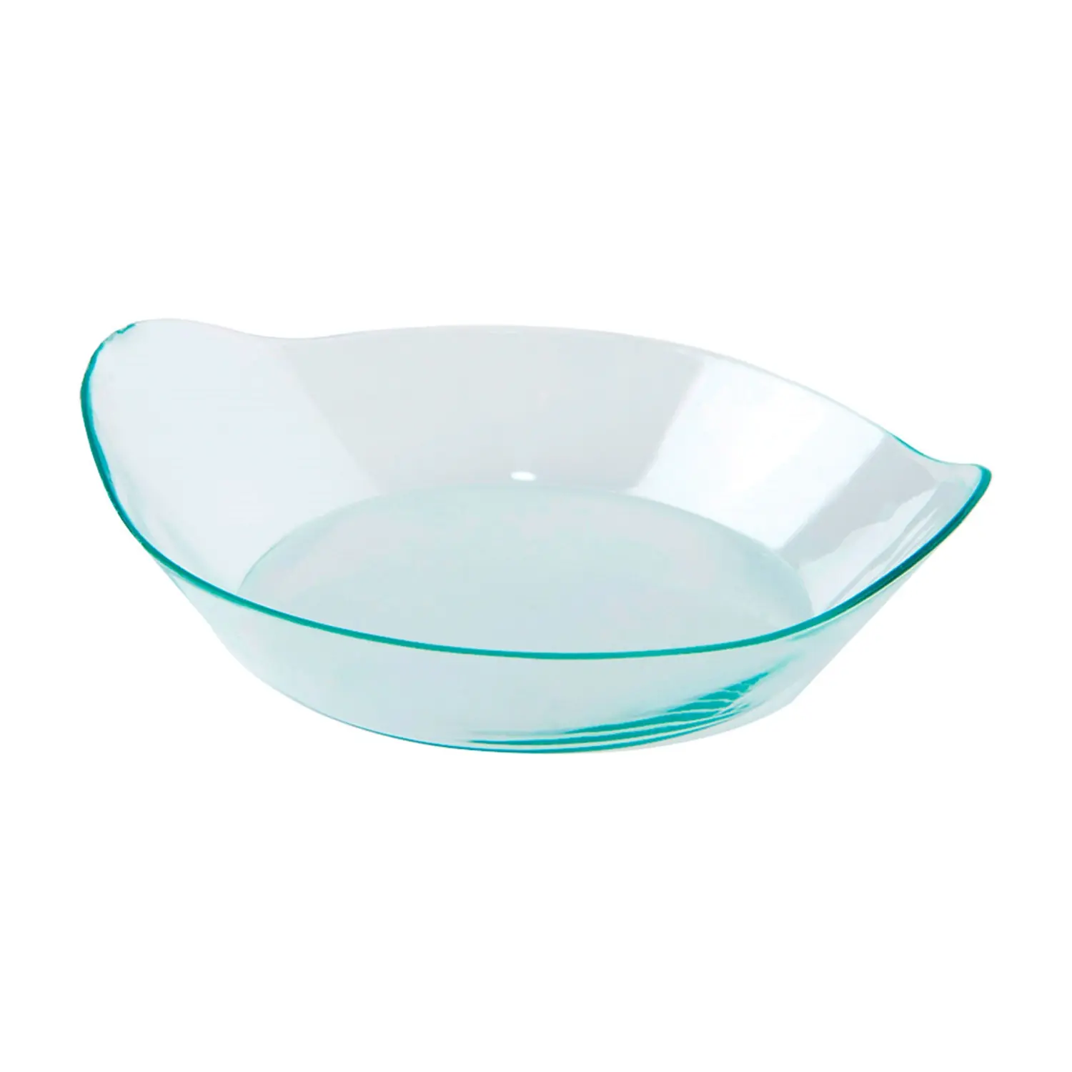 Contenitori aperitivo ellittico   8x2 cm verde acqua ps (1000 unità)