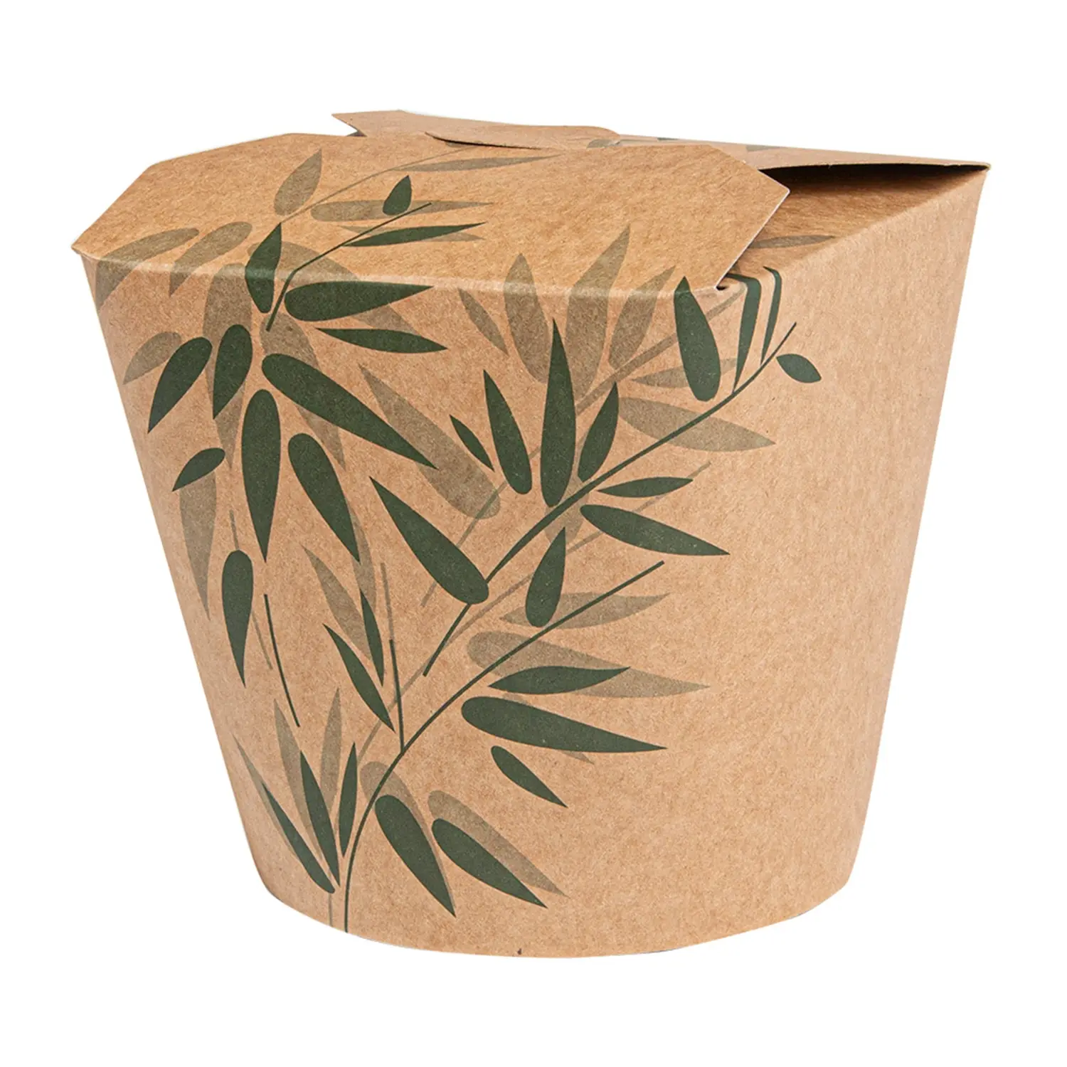 Ricipienti multiuso per microonde feel green 780 ml 275 + 25 pe g/m2 ø9x9 cm marrone cartone (50 unità)