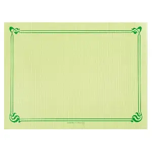 Tovagliette  48 g/m2 31x43 cm verde anice cellulosa (2000 unità)