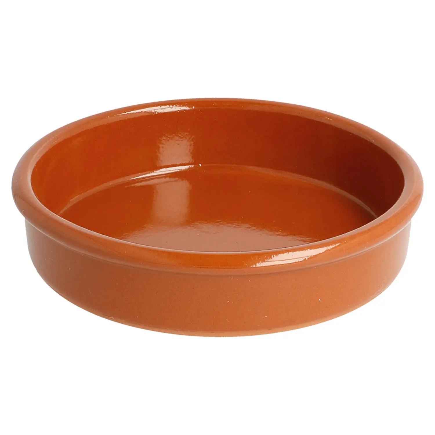 Ciotoline di terracotta per "crema catalana"  220 ml ø 12x2,6 cm marrone rosso ceramica (44 unità)
