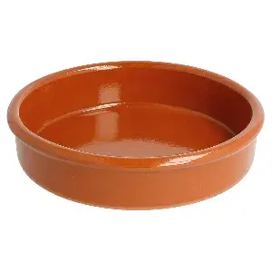 Ciotoline di terracotta per "crema catalana"  220 ml ø 12x2,6 cm marrone rosso ceramica (44 unità)