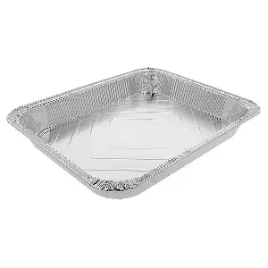 Contenitore rettangolare  4600 ml 39,5x32,5x4,5 cm alluminio (200 unità)
