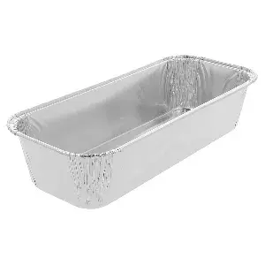 Vaschetta plum cake  865 ml 23,8x10,1x5 cm alluminio (100 unità)