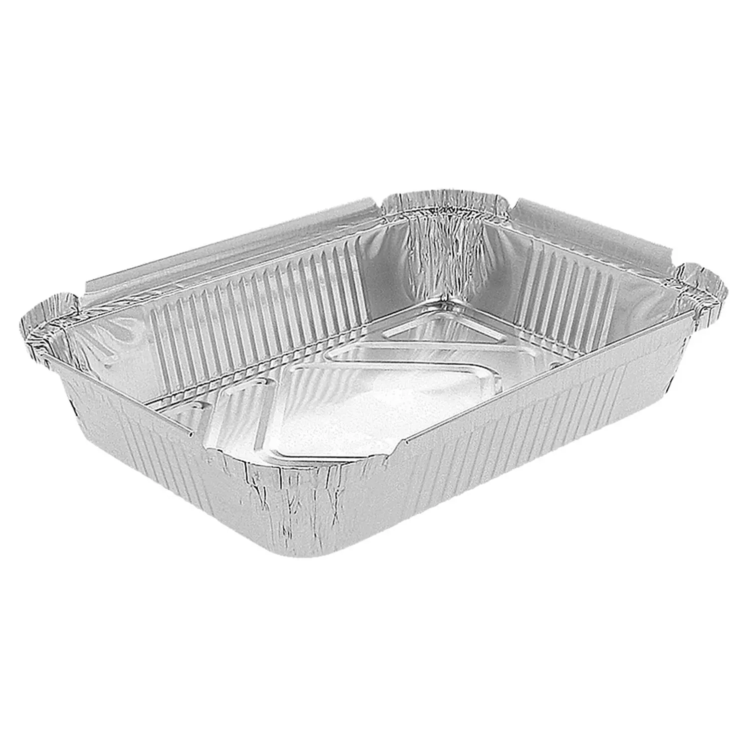 Vaschetta rettangolare  470 ml 14,5x12x4 cm alluminio (100 unità)