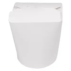 Ricipienti multiuso per microonde  960 ml 300 + 18 pe g/m2 ø9x10,8 cm bianco cartone (50 unità)