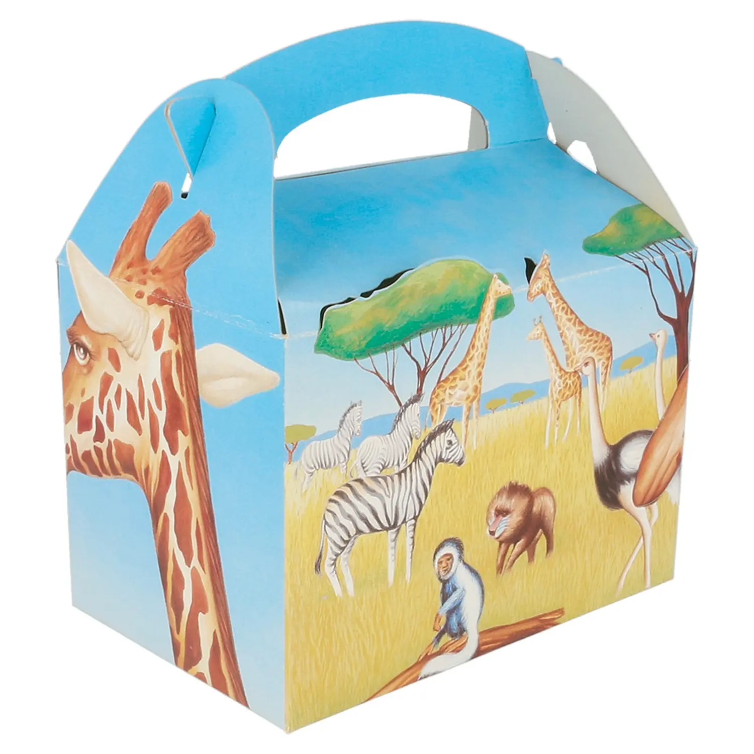 Scatole menu bambini sabana 'sabana' 320 g/m2 15,50x10,50x17,50 cm quatricomia cartone (300 unità)