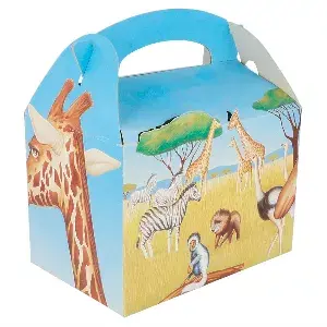 Scatole menu bambini sabana 'sabana' 320 g/m2 15,50x10,50x17,50 cm quatricomia cartone (300 unità)