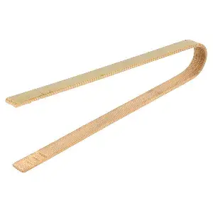 Pinça bamboo  16 cm natural bambú (100 unidade)