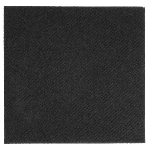 Servilletas  55 g/m2 20x20 cm negro airlaid (3600 unid.)
