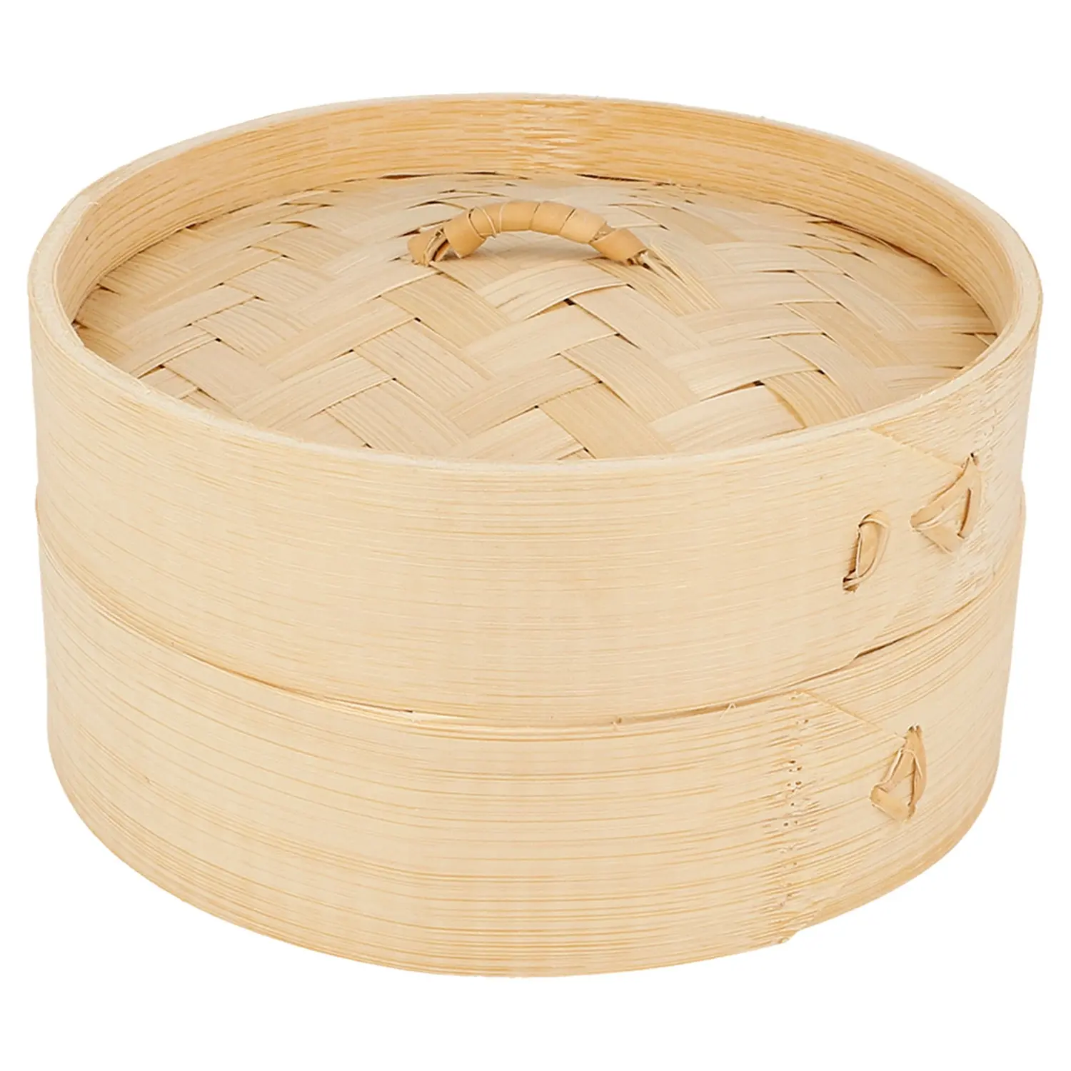 Contenitori mini dim-sum bamboo  ø 15x8 cm naturale bambù (1 unità)