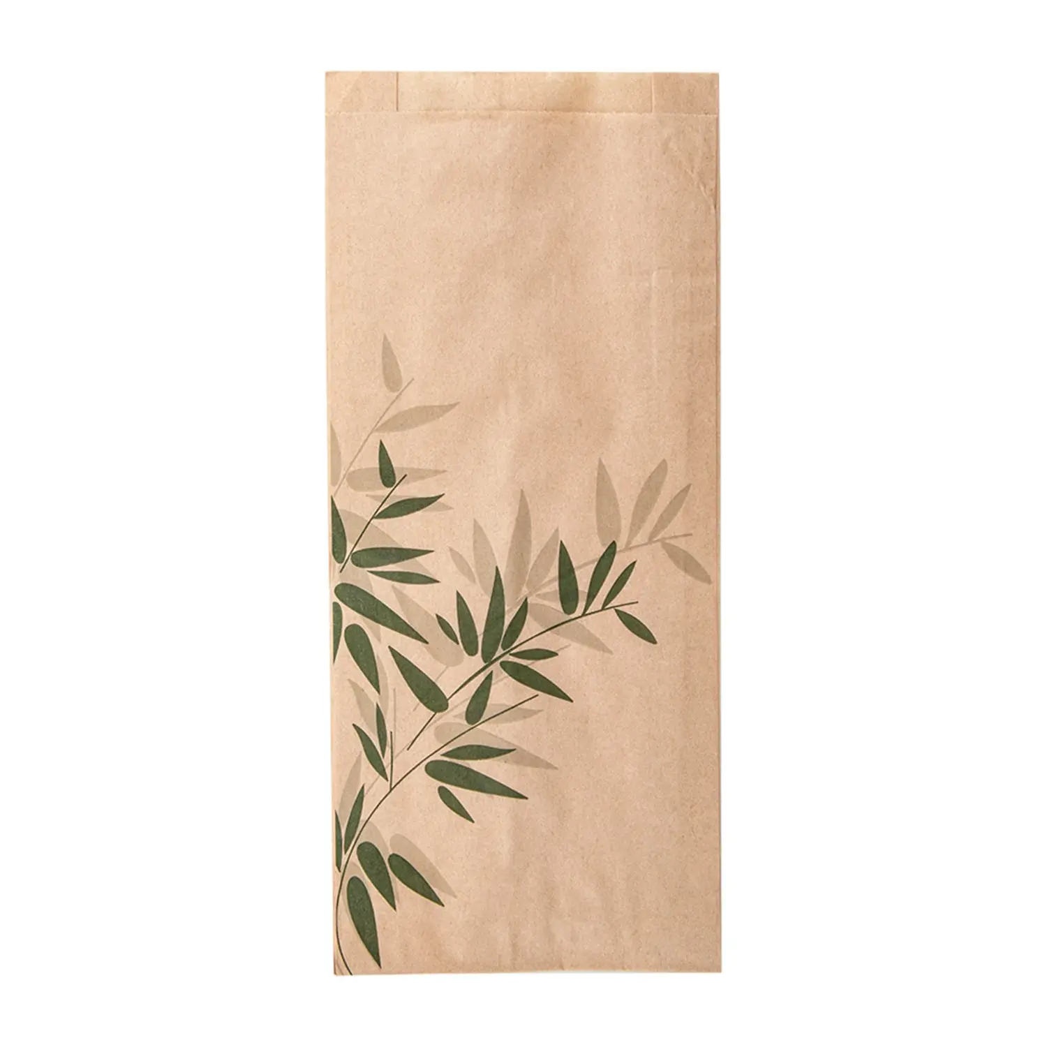 Sacos sandwiches feel green - pfas free  34 g/m2 12+4x26 cm natural perg.anti-gordura (500 unidade)