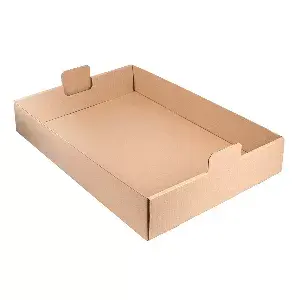 Vassoi "traiteur"  380 g/m2 62x43,5x9,5 cm avana kraft (50 unità)