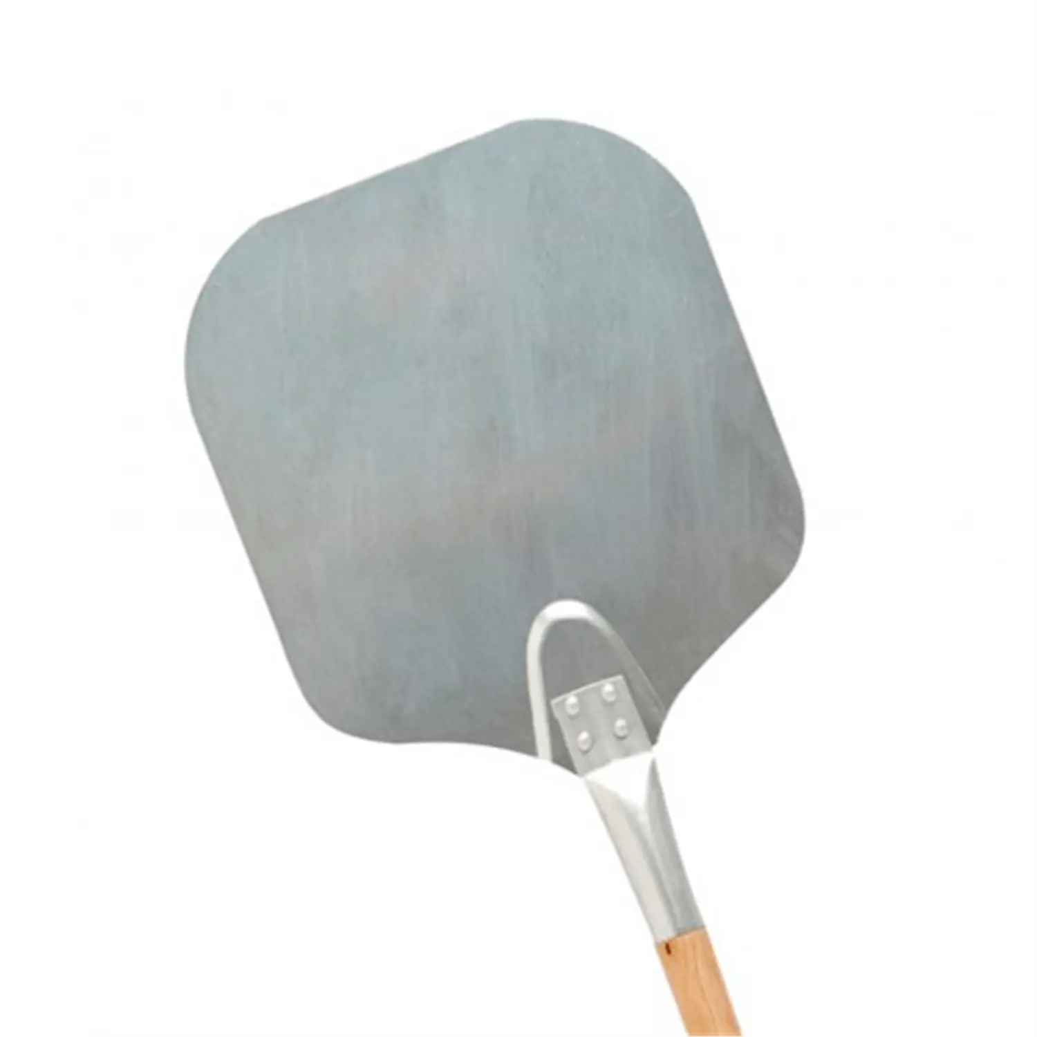 Pala di pizza lati afilati   30x35,6x132 cm argento alluminio (1 unità)