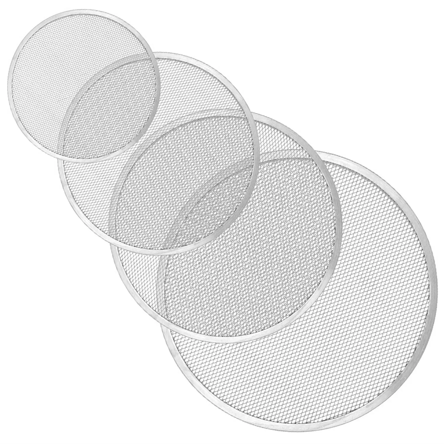 Retina per pizza   ø 33 cm argento alluminio (1 unità)