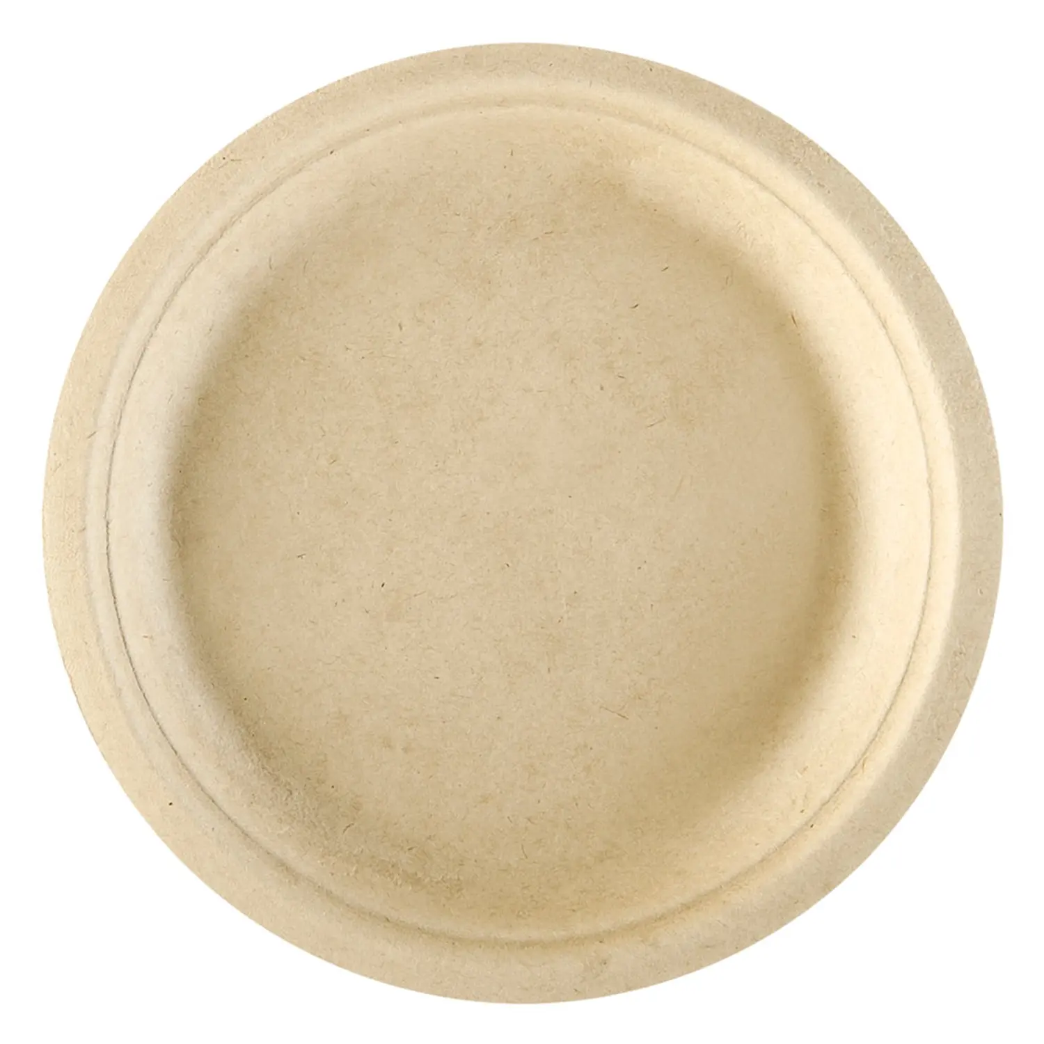 Piatti bionic  ø 18x1,8 cm naturale bagassa (1000 unità)
