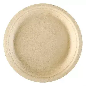 Piatti bionic  ø 18x1,8 cm naturale bagassa (1000 unità)